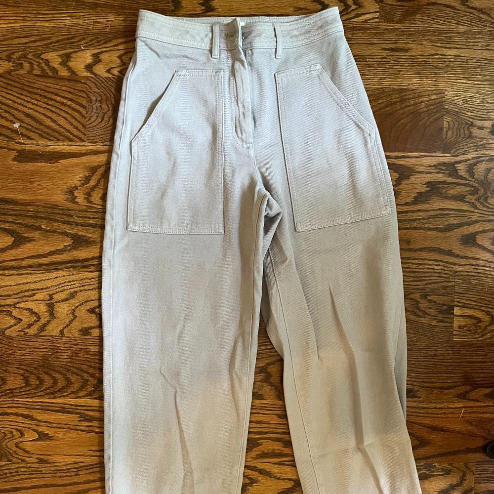 Aritzia Wilfred Free Modern Utility Pant 0 Lavender Purple/Grey